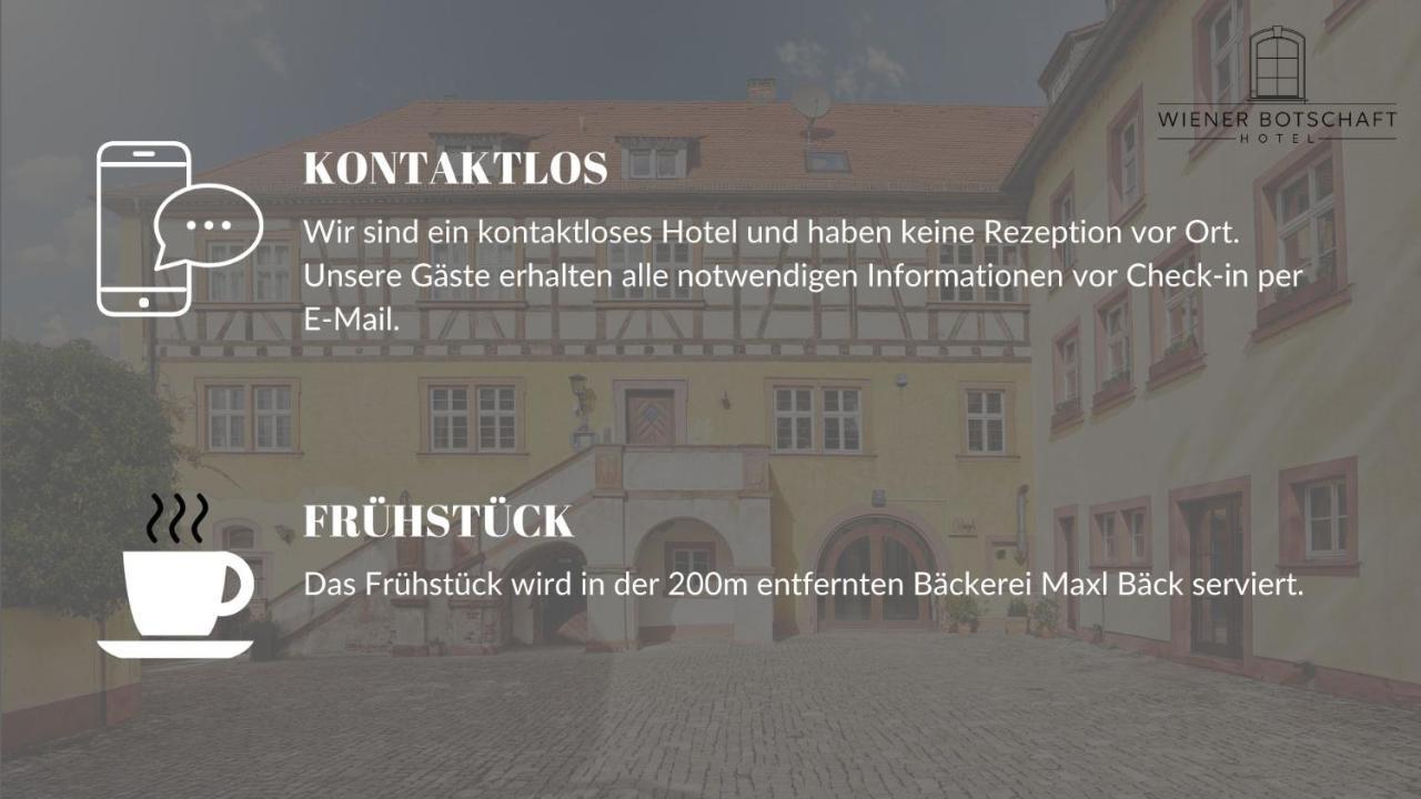 Hotel Wiener Botschaft In Veitshoechheim Kültér fotó